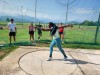 Daisy Osakue in azione sulla pedana di Mondovi