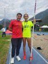 Giulia Priola Campionessa Regionale con il tecnico Marco Chiecchio